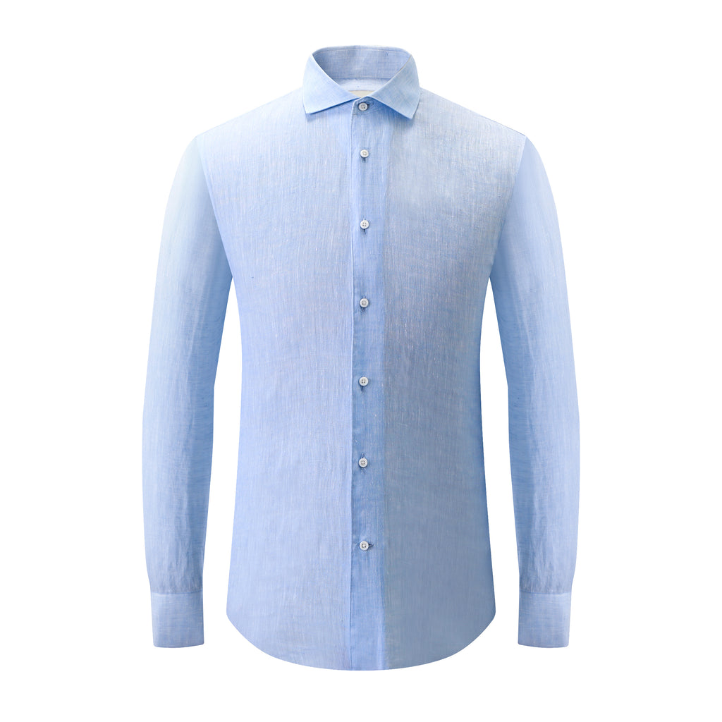 YARN DYED LINEN SHIRT by B. McNUTT