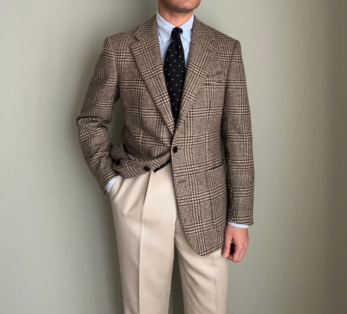 BRITISH TWEED BLAZER by A.MOON