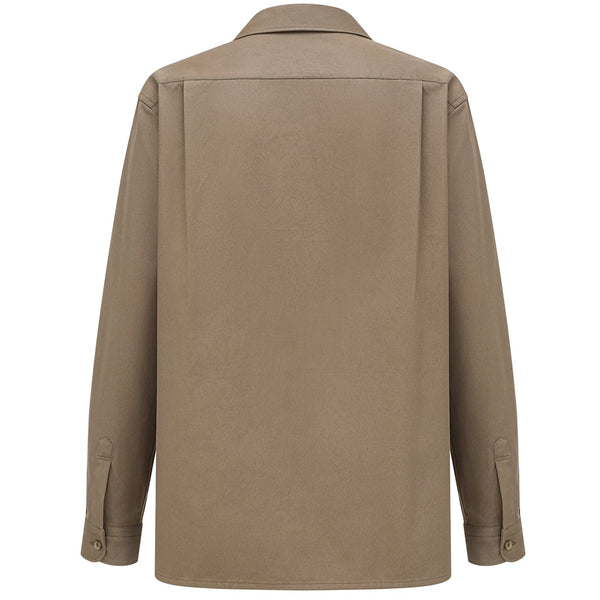 TWILL COTTON WORKER OVERSHIRT by B. MOSS - Germain-Tailors