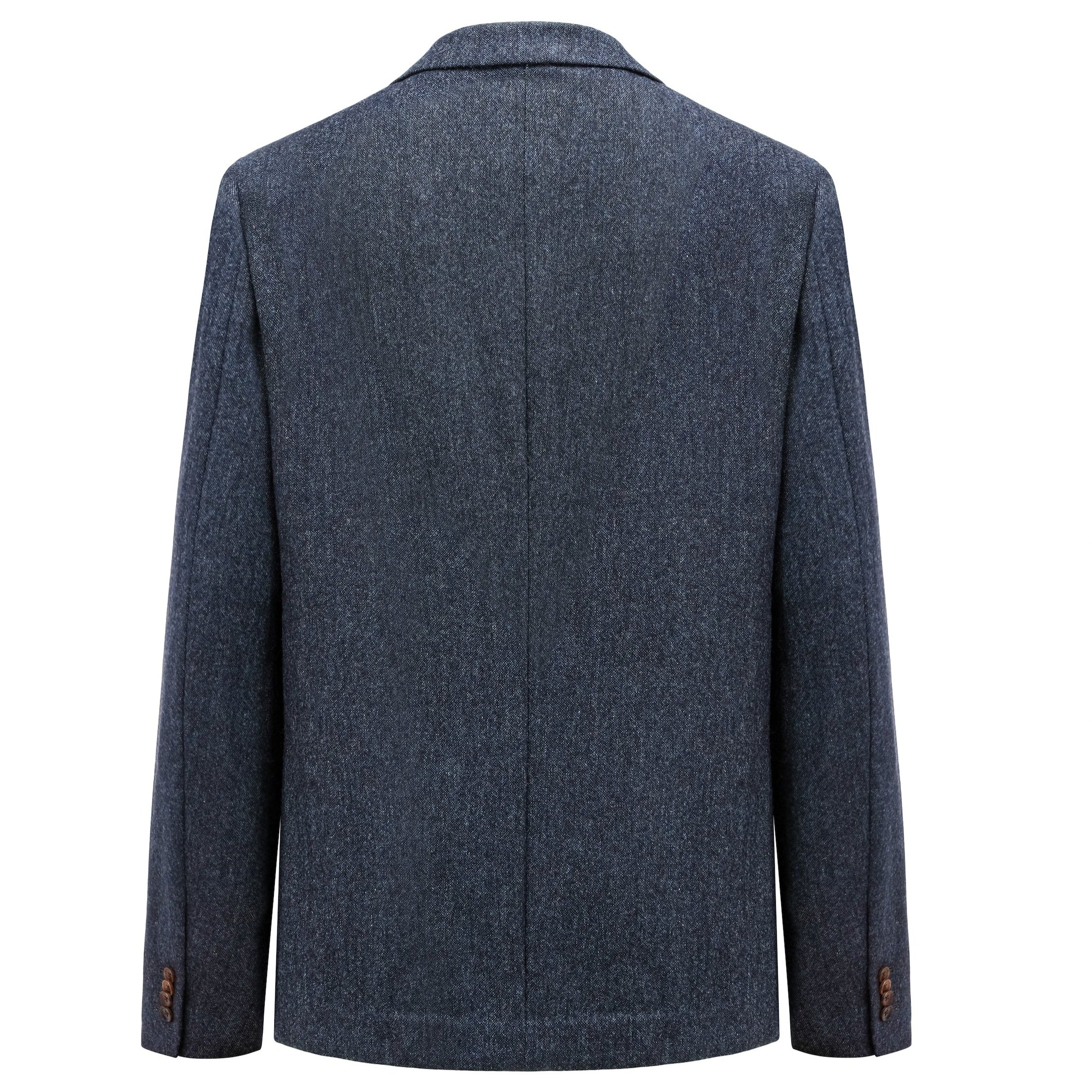 A.MOON Lambswool Plain Weave Blazer | Soft Tailoring
