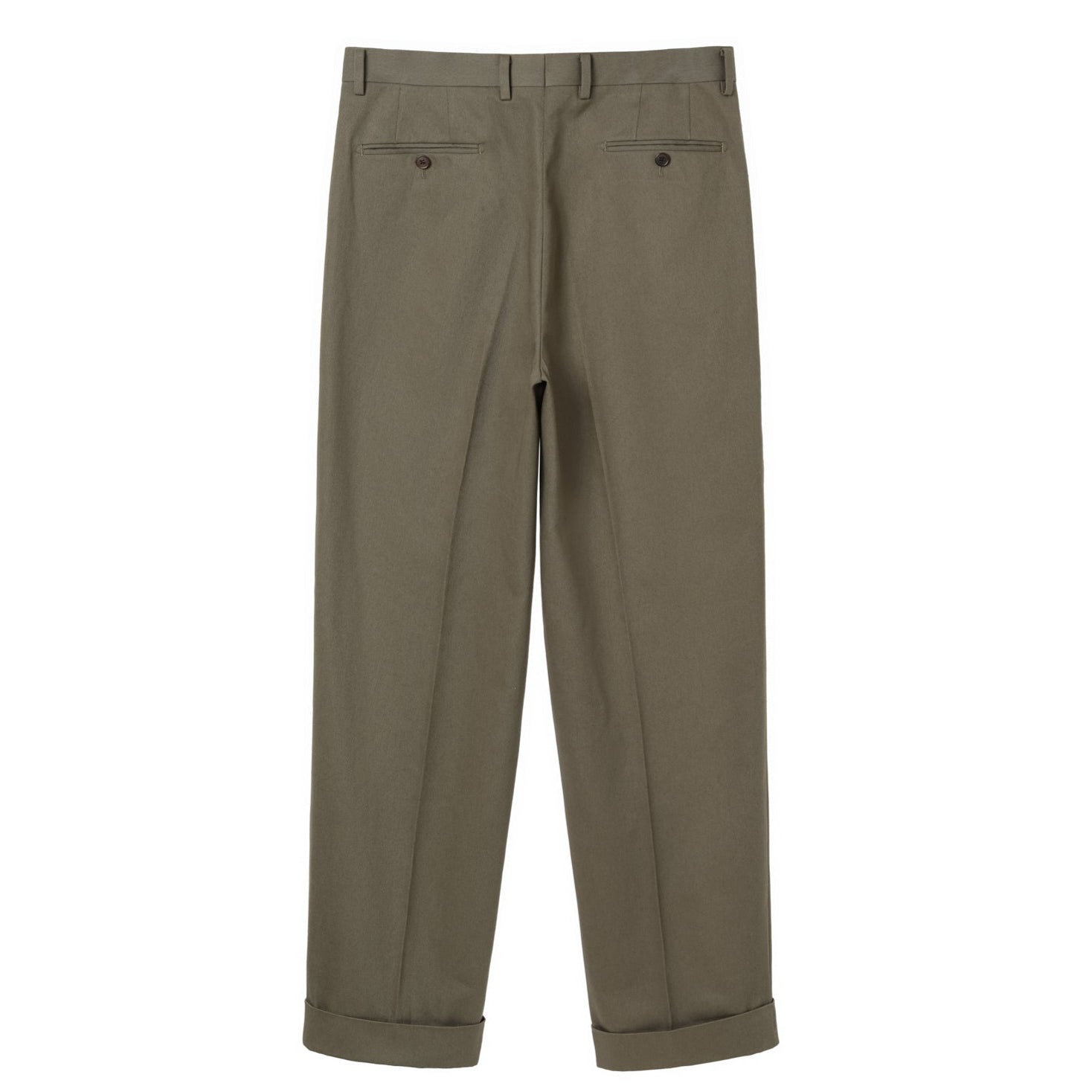 TWILL COTTON TROUSERS by BRISBANE MOSS | Trousers | Germain Tailors