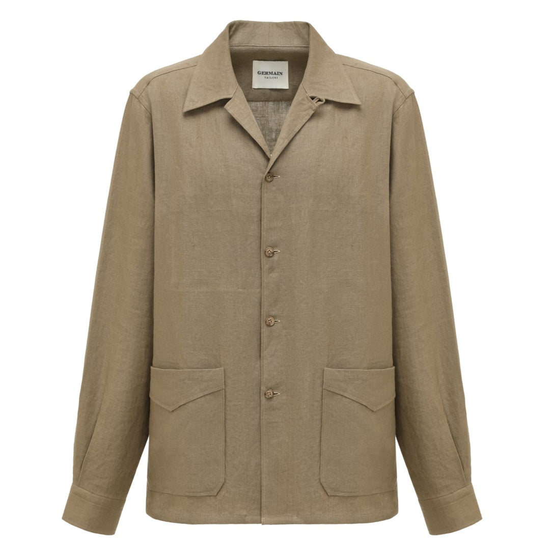 IRISH LINEN WORKER OVERSHIRT by B. McNUTT
