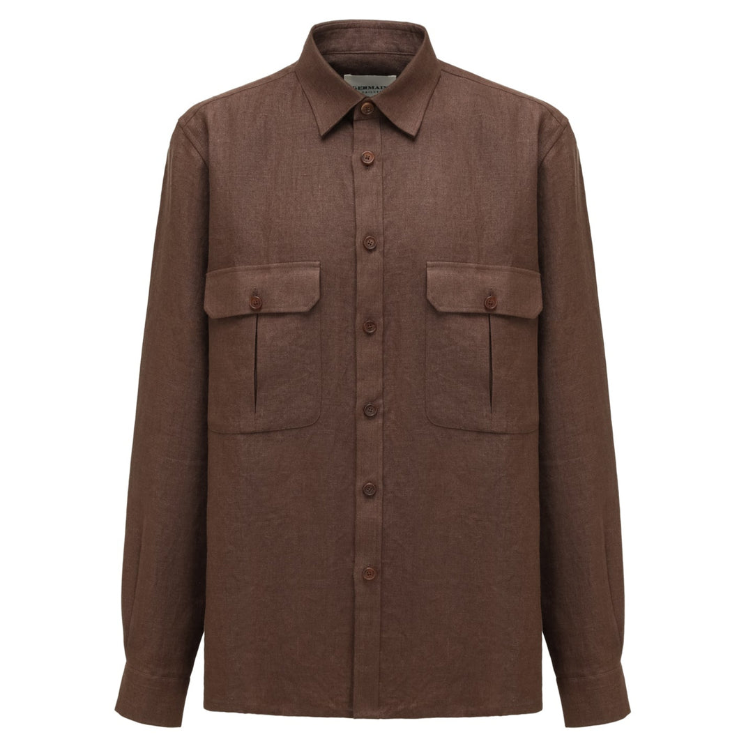 IRISH LINEN OVERSHIRT by B. McNUTT