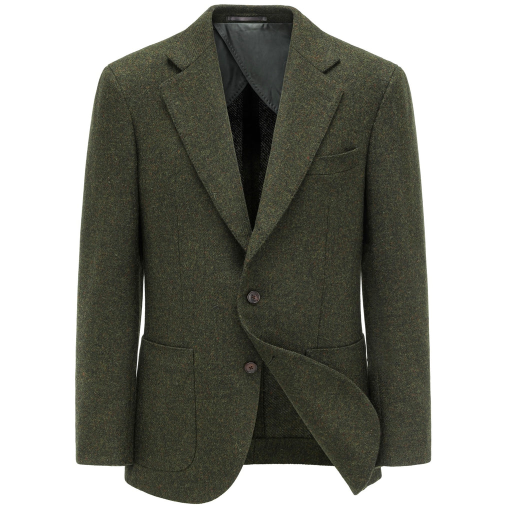 SHETLAND TWILL TWEED BLAZER by A.MOON - Germain-Tailors