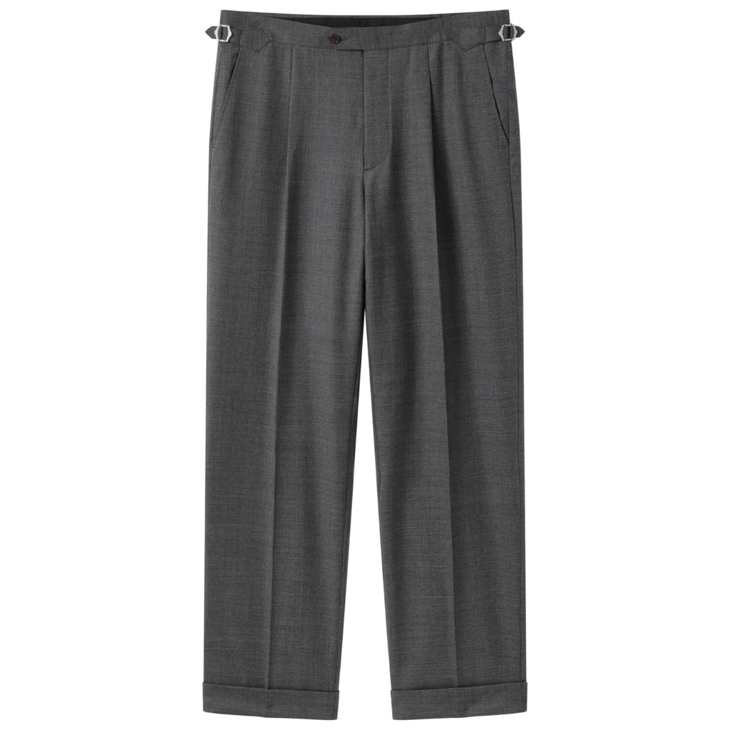 SUPER 130's MERINO WOOL TROUSERS by LORO PIANA - Germain-Tailors