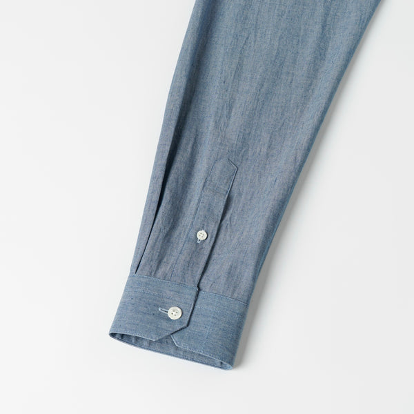 CHAMBRAY COTTON SHIRT by CANCLINI (IT) - Germain-Tailors