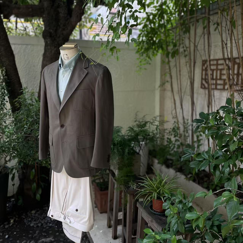 TWILL COTTON SPORT JACKET by B MOSS