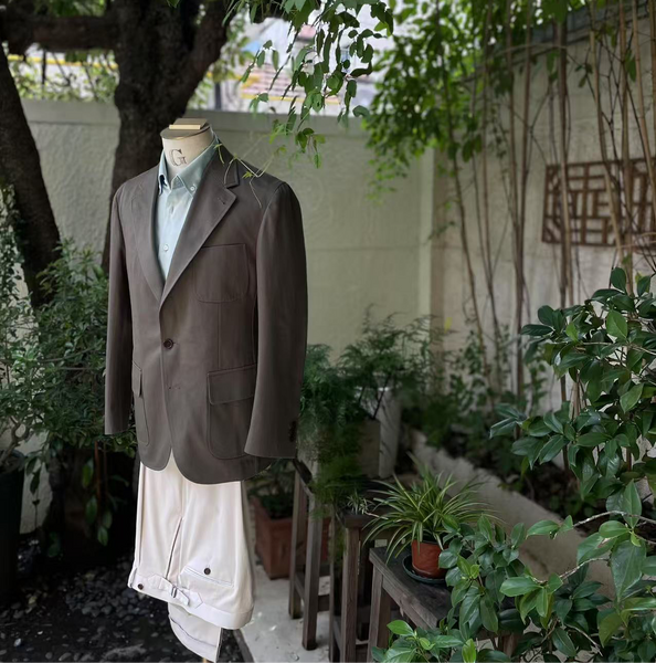TWILL COTTON SPORT JACKET by B MOSS