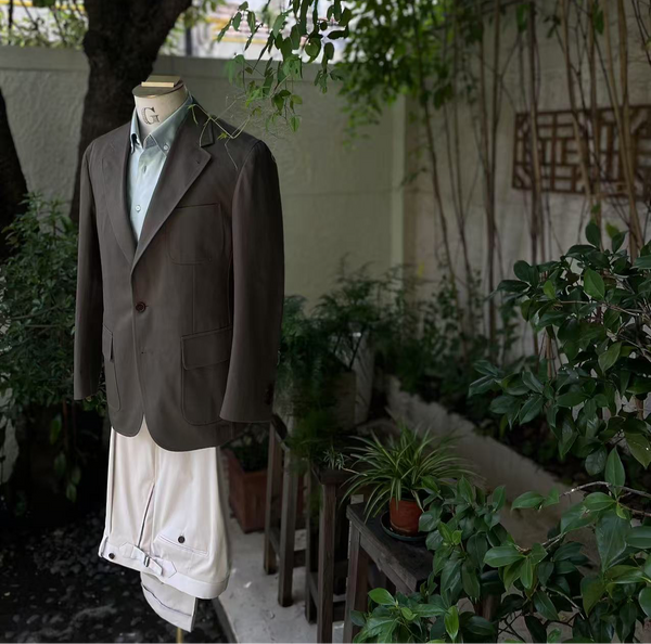 TWILL COTTON SPORT JACKET by B MOSS