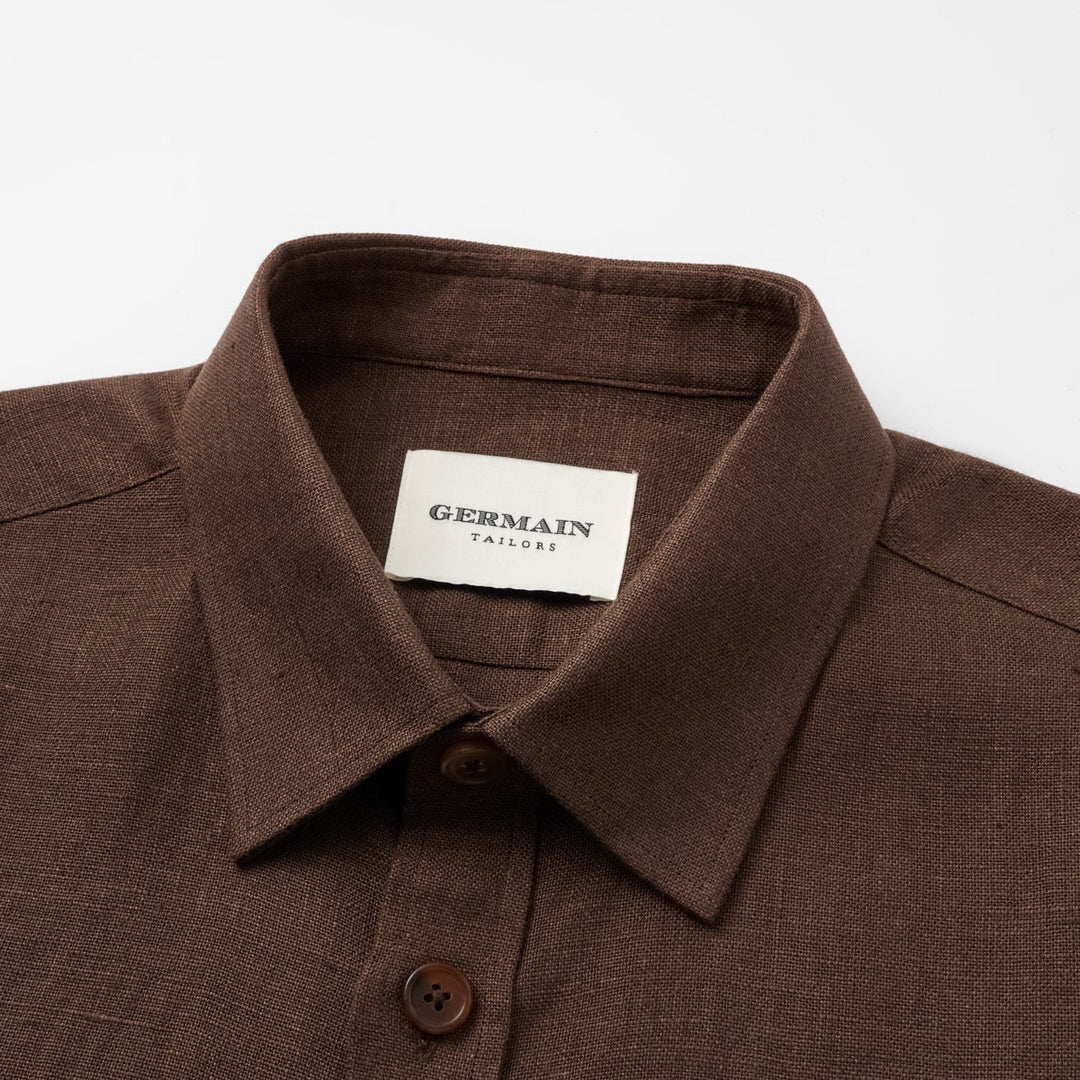 IRISH LINEN OVERSHIRT by B. McNUTT