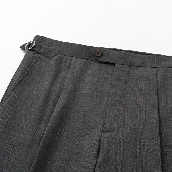 SUPER 130's MERINO WOOL TROUSERS by LORO PIANA - Germain-Tailors