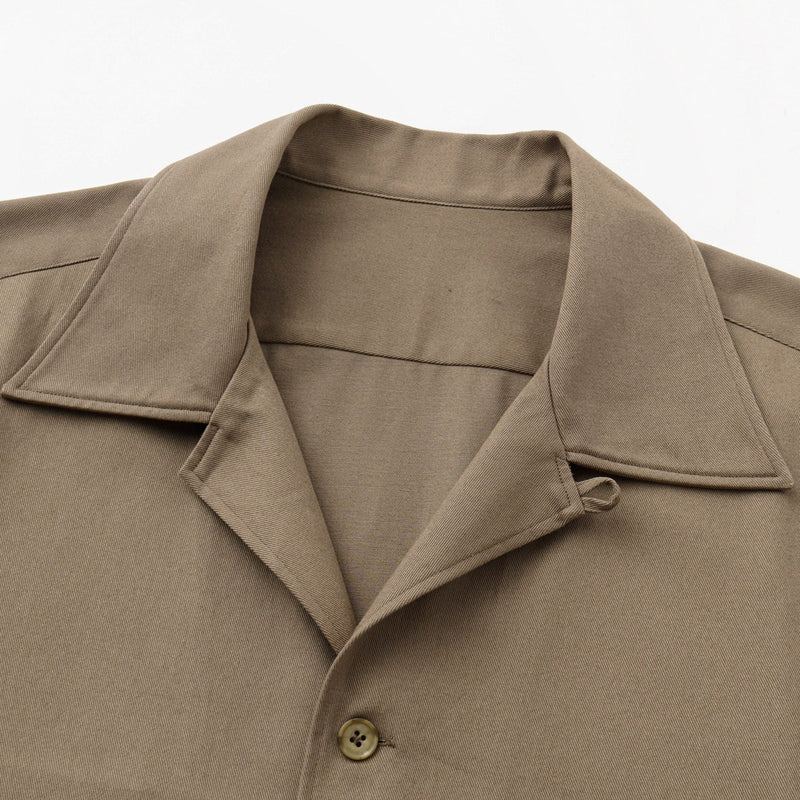 TWILL COTTON WORKER OVERSHIRT by B. MOSS Germain-Tailors