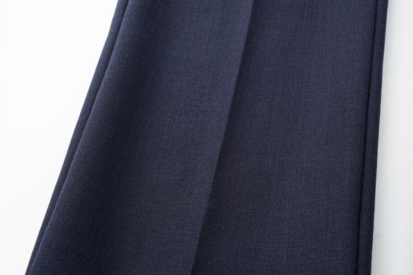 Navy blue fabric on a white background