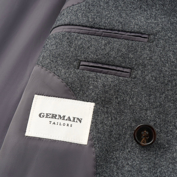 DOUBLE BREASTED HEAVY FLANNEL BLAZER by VBC