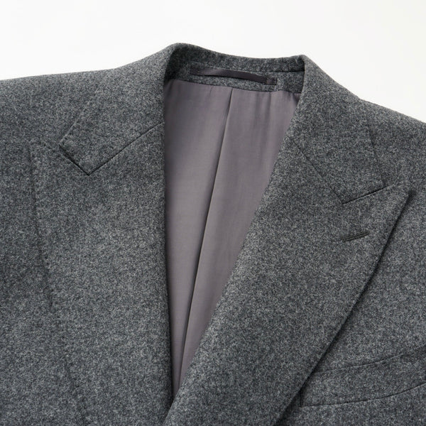 DOUBLE BREASTED HEAVY FLANNEL BLAZER by VBC