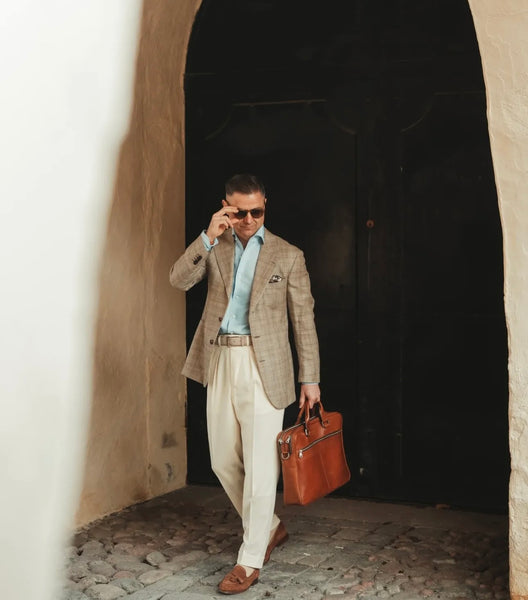 WOOL & LINEN BLAZER by A.MOON
