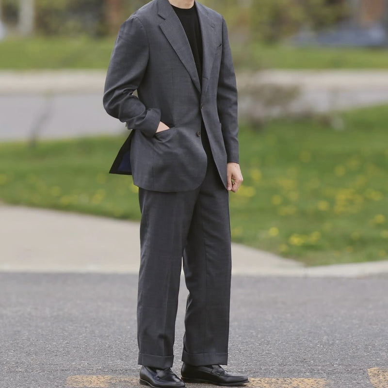SUPER 130's MERINO WOOL JACKET by LORO PIANA Germain-Tailors
