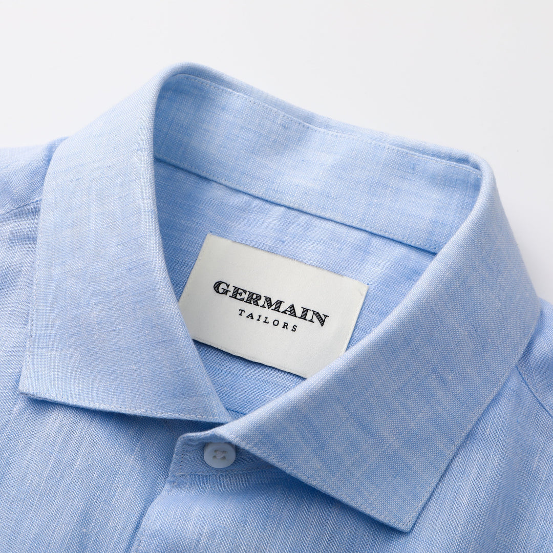 YARN DYED LINEN SHIRT by B. McNUTT