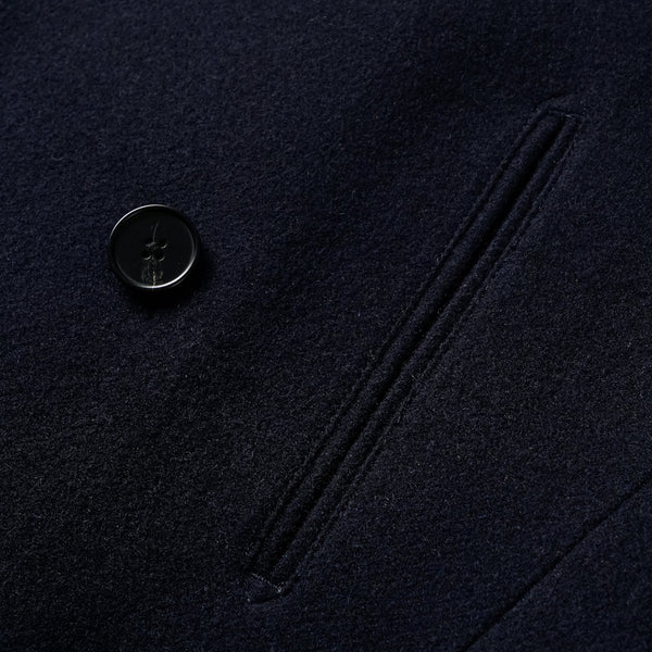 WOOL PEACOAT by A.MOON