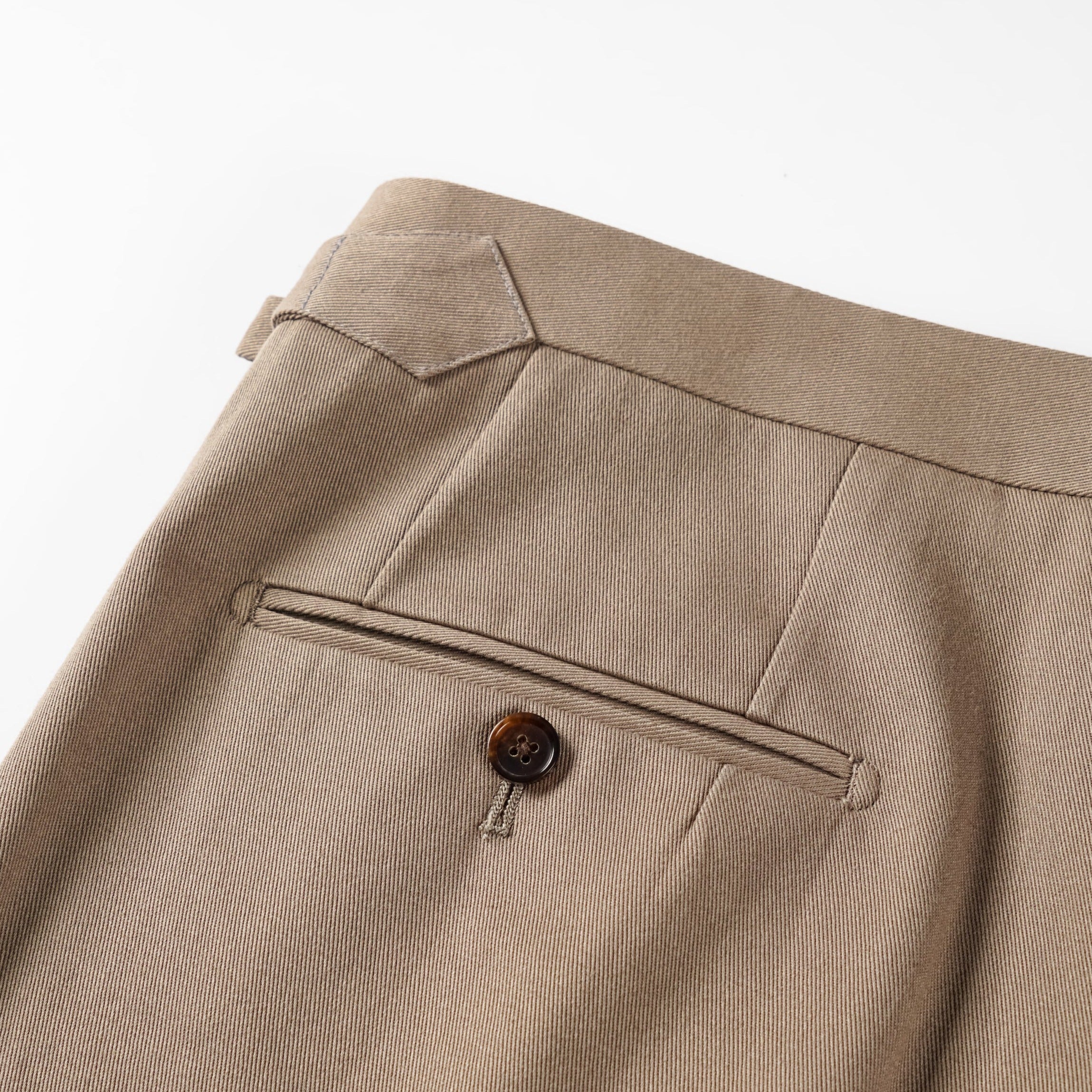 TWILL COTTON TROUSERS by BRISBANE MOSS   Trousers   Germain Tailors
