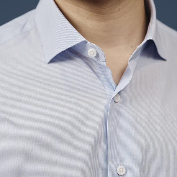 MINI STRIPES POPLIN COTTON SHIRT