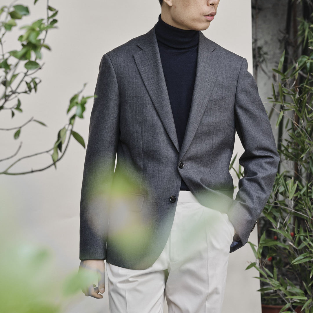 NEW FINE WORSTED WOOL BLAZER by DUGDALE