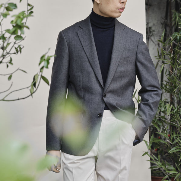 NEW FINE WORSTED WOOL BLAZER by DUGDALE