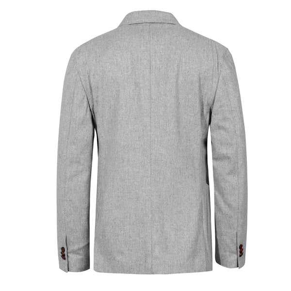 DOUBLE BREASTED FLANNEL BLAZER by VBC