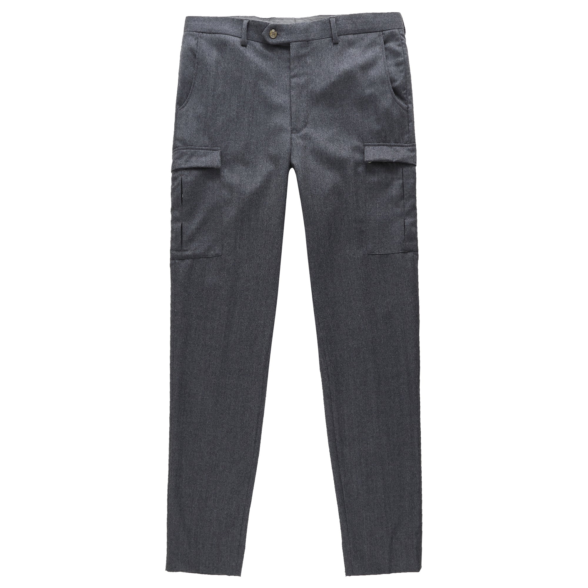FLANNEL CARGO TROUSERS by VBC | Trousers | Germain Tailors
