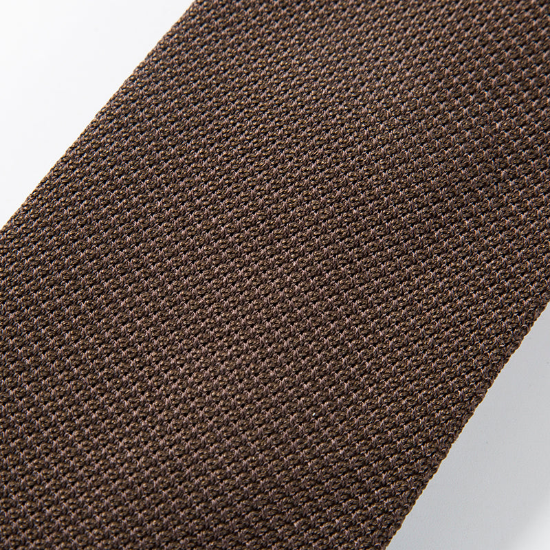 BROWN GRENADINE SILK TIE