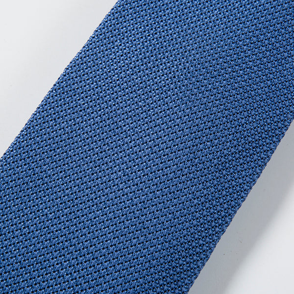 LIGHT BLUE GRENADINE SILK TIE