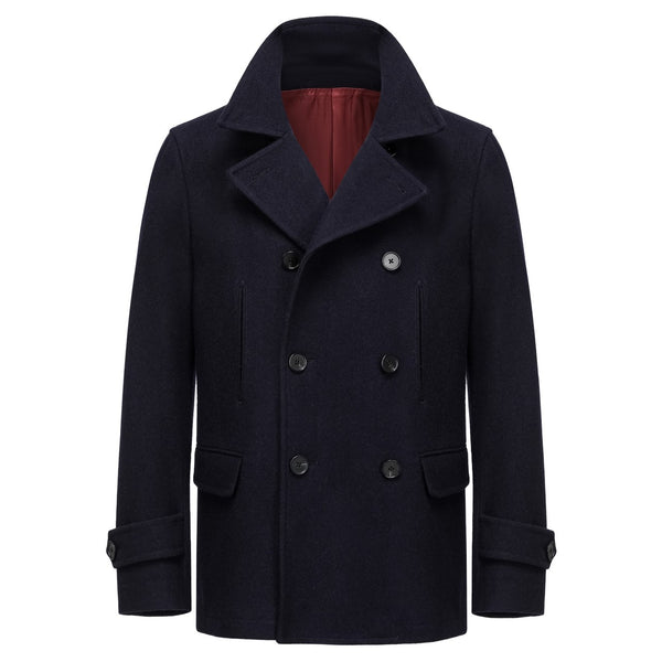 WOOL PEACOAT by A.MOON