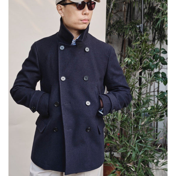 WOOL PEACOAT by A.MOON