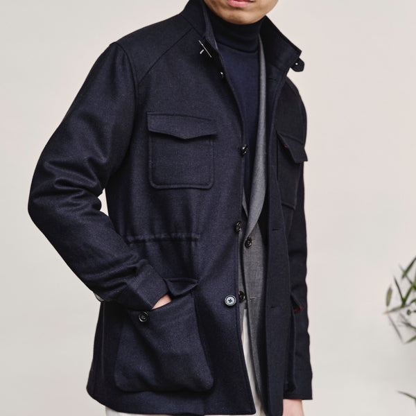 LAMBSWOOL FIELD JACKET by A.MOON
