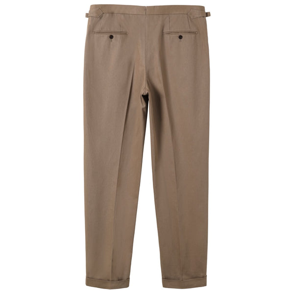 TWILL COTTON TROUSERS by BRISBANE MOSS - 10 colors